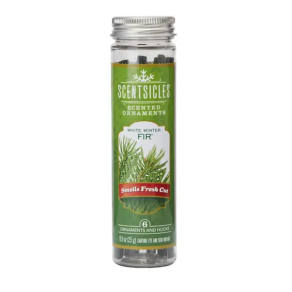 Image of White Winter Fir Scentsicles - Christmas Tree Scented Sticks - Set of 6
