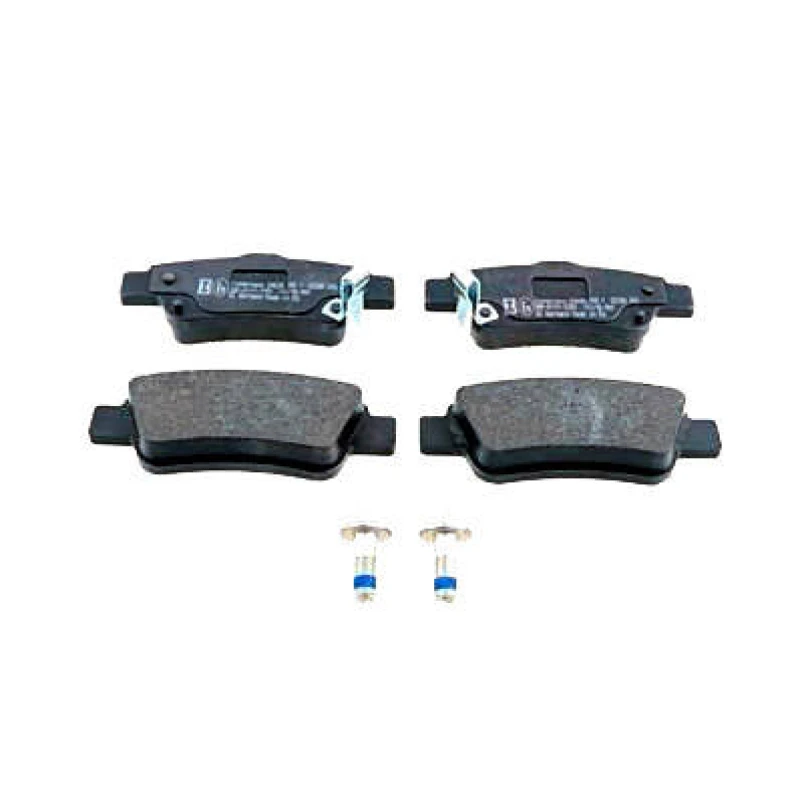 Image of ZIMMERMANN 24635.160.1 Brake pad set Rear Axle, with acoustic wear warning, Photo corresponds to scope of supply, with bolts/screws Brake Pad Set,dis