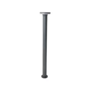 image of Larissa Batak Outdoor Pillar Bollard 12W 3000K Aluminum Dark Grey IP65