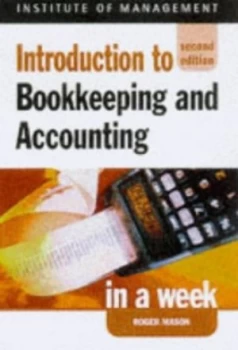 Image of Introduction to Bookkeeping and Accounting in a Week by Roger Mason Paperback