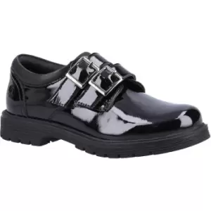 Image of Hush Puppies Girls Sunny Patent Junior School Shoes UK Size 1 (EU 33)