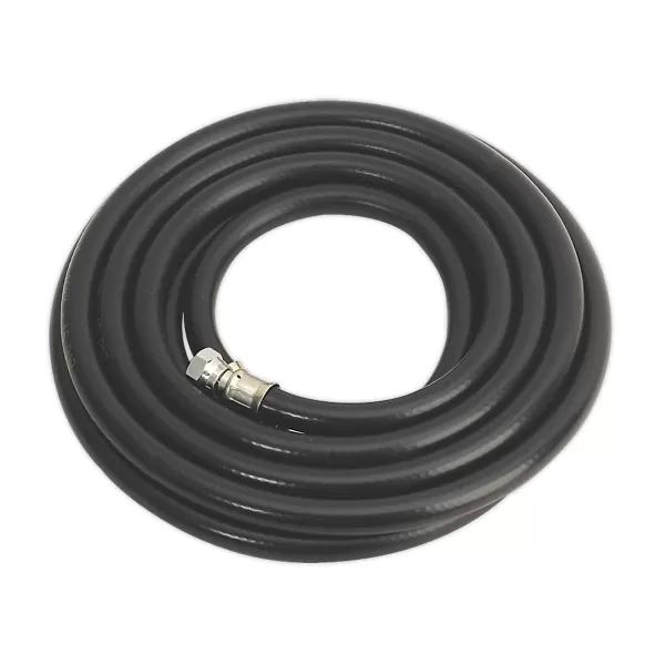 image of Genuine SEALEY AH5RX/38 Air Hose 5mtr x &#216;10mm with 1/4BSP Unions Heavy-Duty