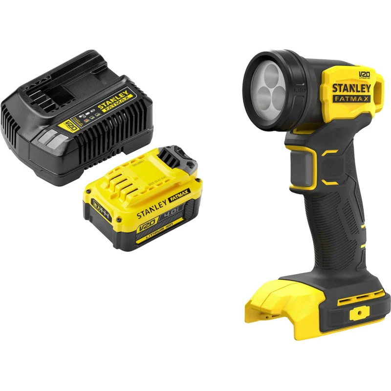 Image of Stanley Fatmax V20 SFMCL020 18v Cordless Flashlight Torch SFMCL020M1 Batteries: 1 x 4ah Li-ion