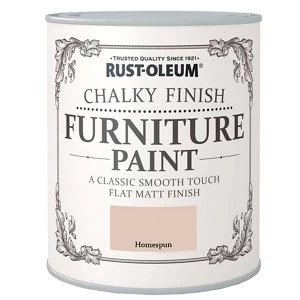 Image of Rust-Oleum Homespun Flat matt Furniture Paint 125ml