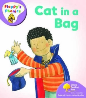 Image of Oxford Reading Tree Level 1+ Floppys Phonics Cat in a Bag by Rod Hunt Book