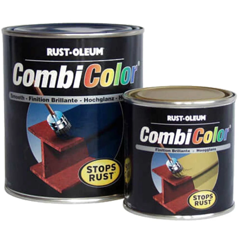 Image of Rust Oleum CombiColor Metal Protection Paint 7377.0.75 Colour: Chestnut Brown