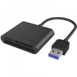 image of ICY BOX External memory card reader USB 3.0 Black