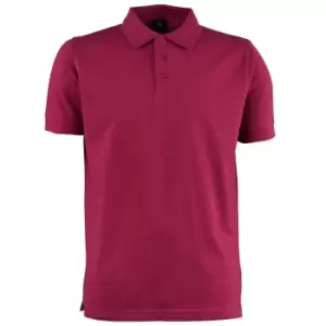 Image of Tee Jays Mens Luxury Stretch Short Sleeve Polo Shirt (3XL) (Wine)