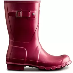 image of Hunter Womens Original Short Nebula Wellington Boots UK Size 3 (EU 36)