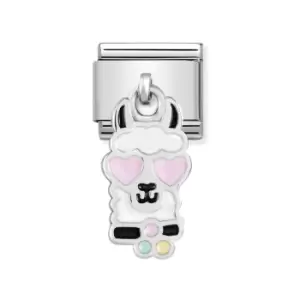Image of Nomination Classic Silver Llama Head Pendant Charm