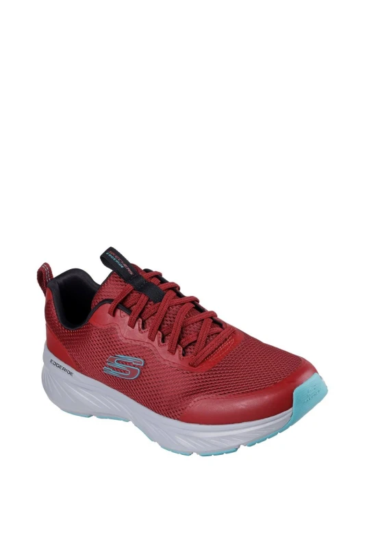 Image of Skechers Men Edgeride Rekze Shoe in Burgundy Size: 8 Burgundy 8 Male 197976889224