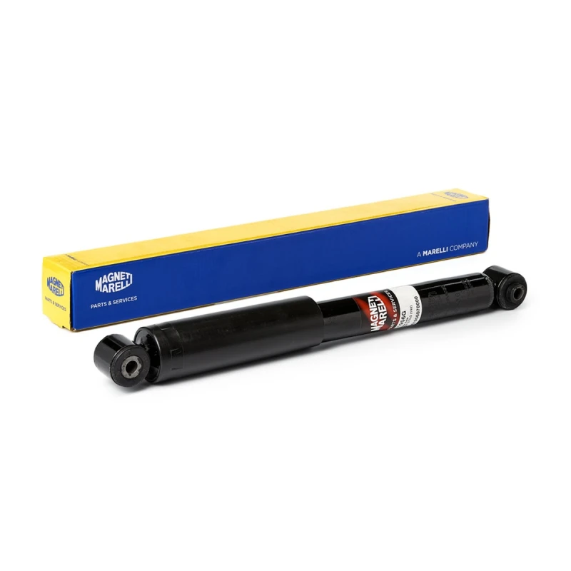 Image of MAGNETI MARELLI 351956070000 Shock absorber Rear Axle, Gas Pressure, Twin-Tube, Damper Module, Top eye Shock Absorber (854)