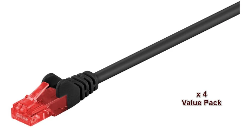 Image of Microconnect V-UTP620SVP networking cable Black 20 m Cat6 U/UTP (UTP)