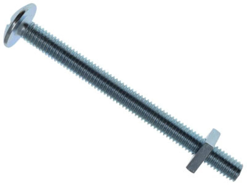 Image of Metalmate Memrbn0670 Roofing Bolt & Nut Zp M6 X 70mm (Box 25) Memrbn0670