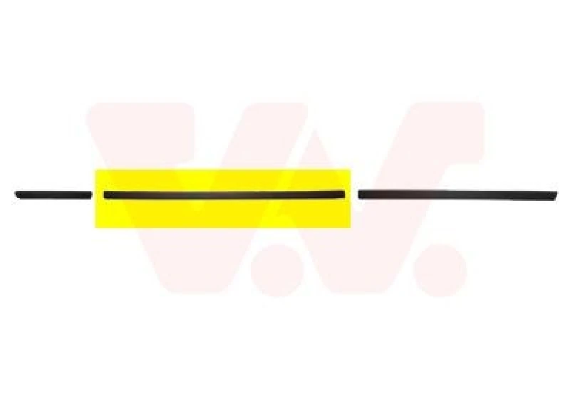 Image of VAN WEZEL Door moulding trim VAN WEZEL 0646424