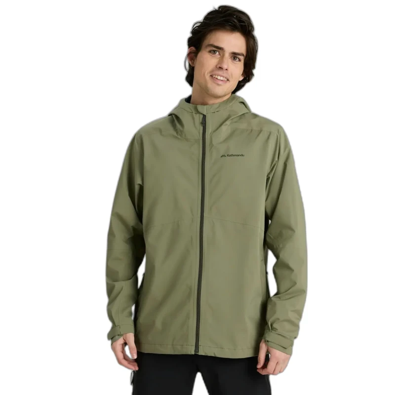 Image of Waterproof jacket Kathmandu Trailhead Stretch 2.5L Vert Male 2XL
