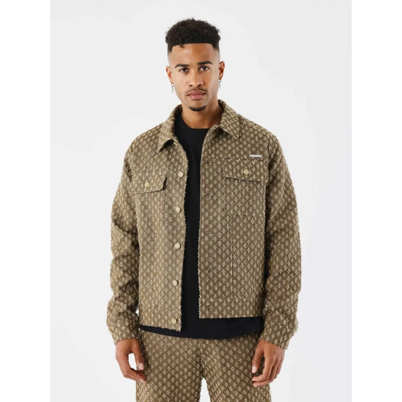Image of Project X Paris Overshirt Project X Paris Native Marron Male S