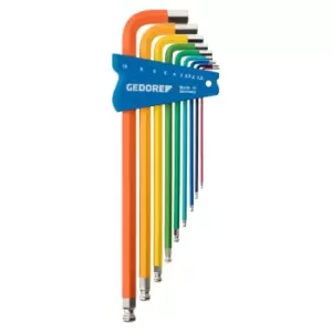 Image of Gedore Hexagon Allen key set 9pcs