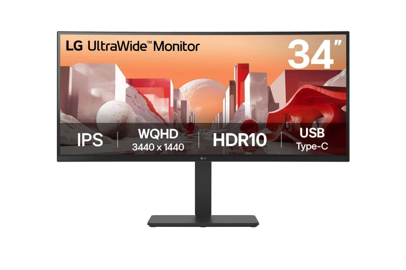Image of LG 34BA75QE-B computer monitor 86.4cm (34") 3440 x 1440 pixels W