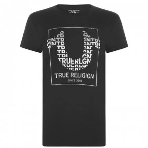 Image of True Religion Horse Shoe t Shirt - Black 1001