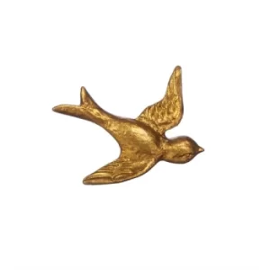Image of Gold Swallow Drawer Knob