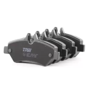 image of TRW Brake pad set GDB2076 Brake pads,Brake pad set, disc brake MERCEDES-BENZ,SPRINTER 3,5-t Kasten (906),SPRINTER 3,5-t Bus (906)