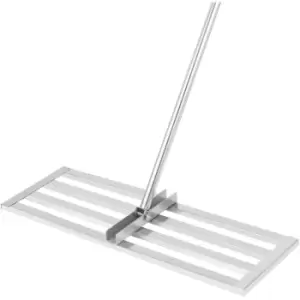 image of Vevor Lawn Leveler Tool Lawn Level Rake 30"x10" Stainless Steel 77" Soil Leveler