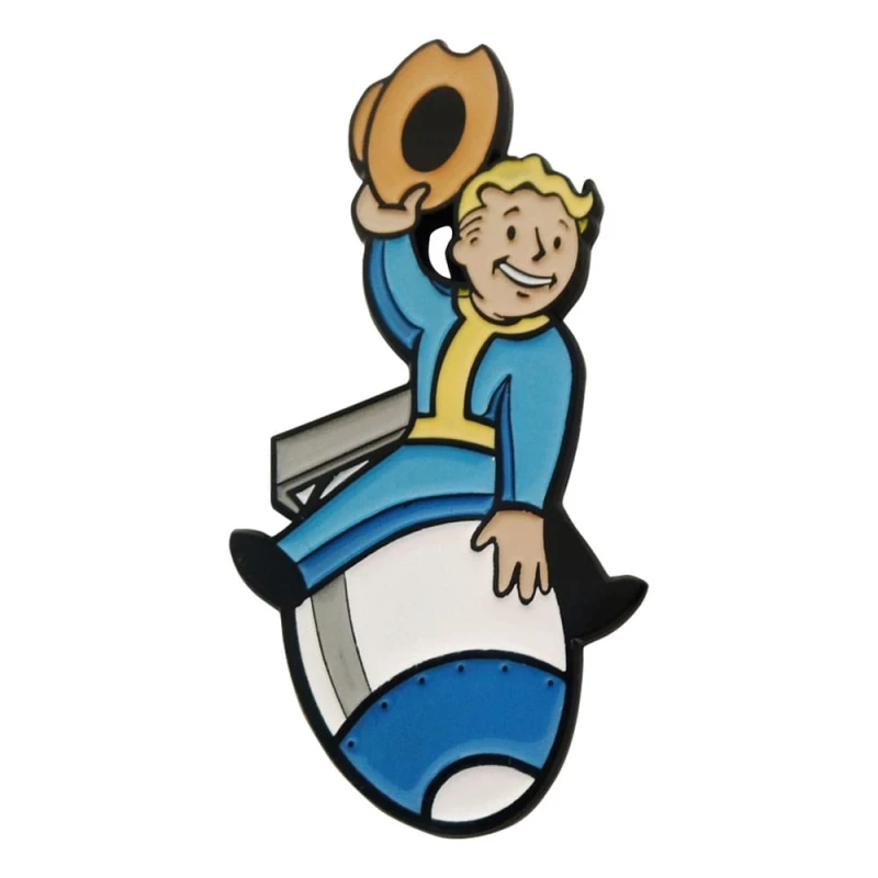 Image of Fallout Limited Edition Vault Boy Pin Badge Multi