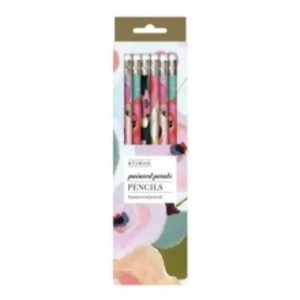 Image of Painted Petals Pencil Set