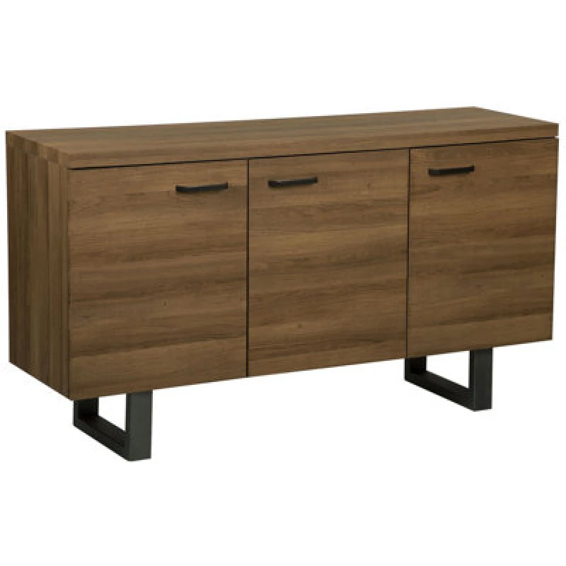 Image of Beliani Cabinet TIMBER Dark Brown, Brown 179529