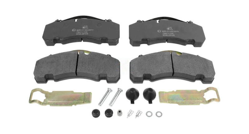 Image of DT Spare Parts 10.14000 Brake pad set Front Axle Brake Pad Set,disc brake (402)