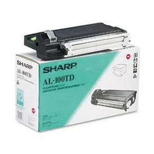 image of Original Sharp AL-100TD Black Laser Toner Ink Cartridge