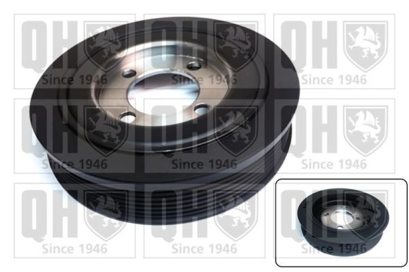 Image of QUINTON HAZELL Crankshaft pulley QUINTON HAZELL QCD108