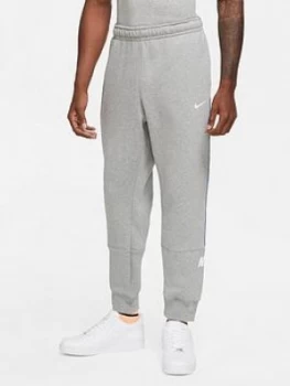 Image of Nike Repeat 2.0 Tape Fleece Joggers - Dark Grey, Size XL, Men