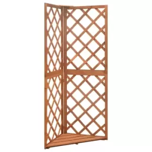 image of VidaXL Corner Trellis 50x50x145cm Solid Fir Wood