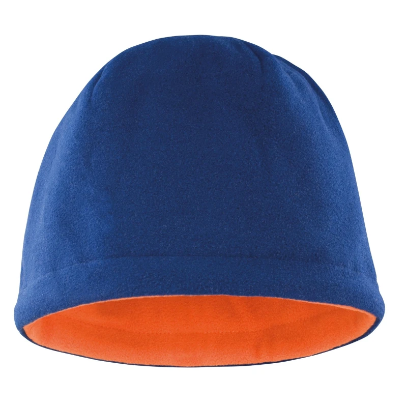 Image of Result Result Men Winter Essentials Reversible Fleece Skull Hat in Dark Navy Dark Navy One Size Male 5054752308070