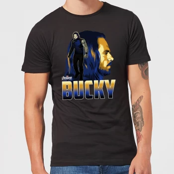 Image of Avengers Bucky Mens T-Shirt - Black - 3XL - Black