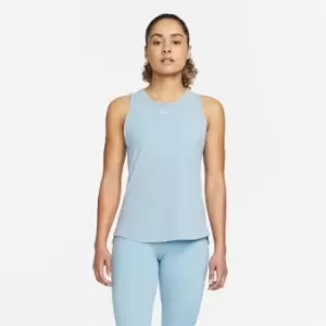 image of Nike One Luxe Tank Top Womens - Blue