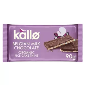 image of KALLO FOODS - Organic Milk Chocolate Rice Cakes