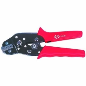 image of C.K Tools Ratchet Crimping Pliers For 0.25 - 6mm Boot Lace Ferrules