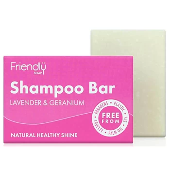Image of Friendly Soap Shampoo Bar - Lavender & Geranium