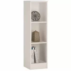 image of 4 You Medium Narrow Bookcase, white