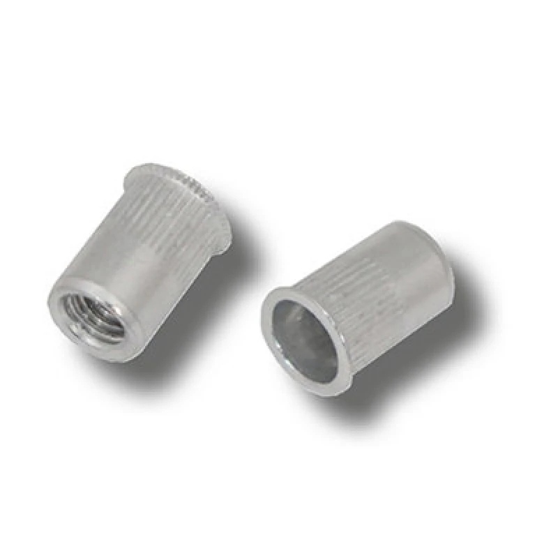 Image of Jrp Riveting Products M6 X 14.0 Aluminium Rivet Nuts - Jrprnarh0625