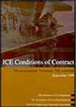 Image of Ice Conditions of Contract by Institution of Civil Engineers and Association of Consulting Engineers and Civil Engineering Contractors Ass Paperback