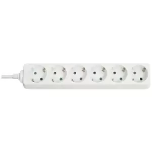 Image of LINDY 73102 Power strip 6x White PG connector