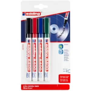 Image of edding CD/DVD/BD Marker 4pcs Multicolour 8400