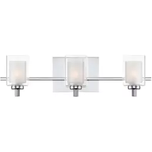 Image of Elstead Quoizel Kolt Wall Lamp Polished Chrome, IP44