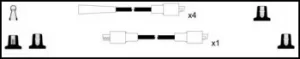 Image of Remax HT Ignition Leads Cable Set Replaces ZK717,ZEF 570,B862,4123,300/374,300/379,XC1117,LS-03,1.500.509,409 72 5100,4.8509,83500,51278186,73850,ODS2