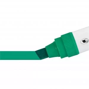 Image of Nobo Glide Whiteboard Pens Large Chisel Tip 4 Pack Green