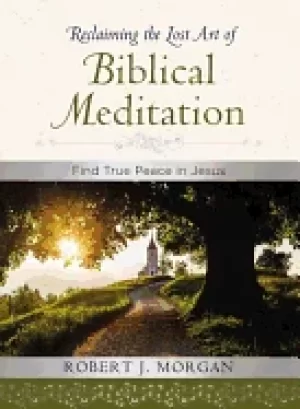 Image of reclaiming the lost art of biblical meditation find true peace in jesus